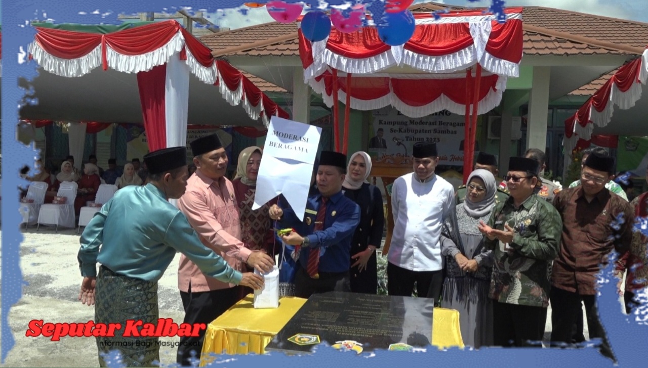 Bupati Satono Launching Kampung Moderasi Beragama