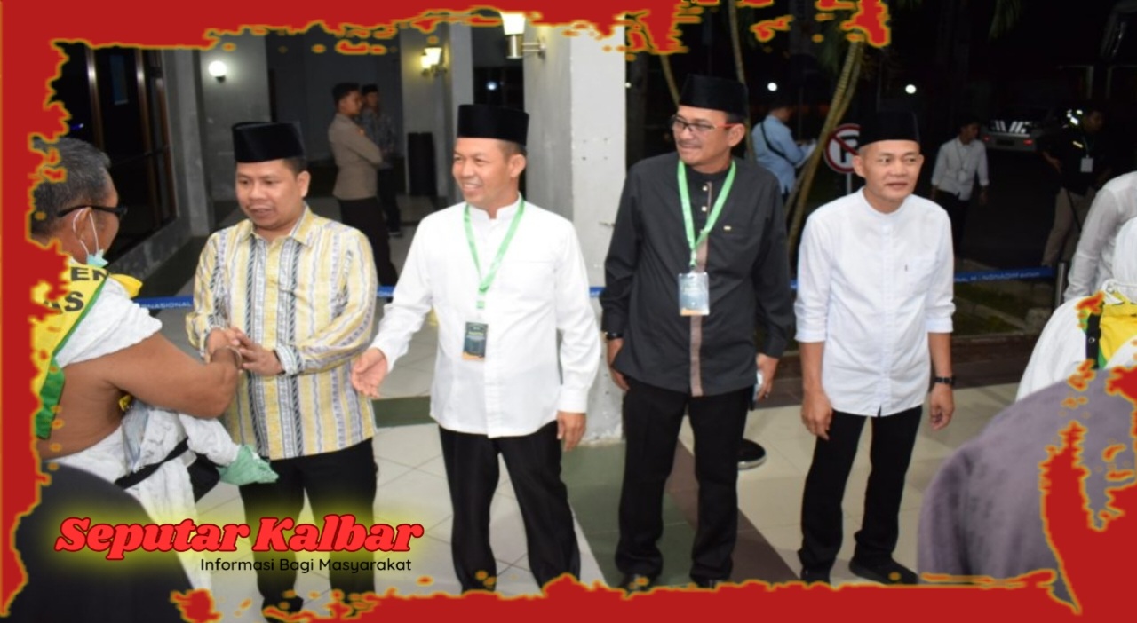 Pelepasan Calon Jemaah Haji asal Kabupaten Sambas ke Jeddah, Arab Saudi.