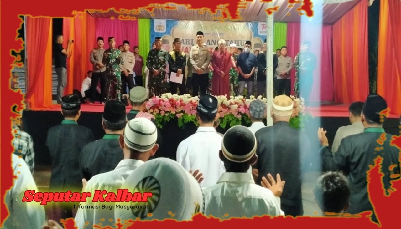 HUT Bhayangkara Ke-77, Polsek Semparuk Gelar Dzikir dan Doa Bersama