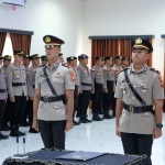 Kapolres Sambas Pimpin Serah Terima Jabatan Kasat Lantas
