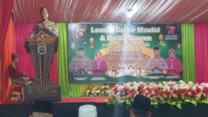 HUT Bhayangkara Ke-77, Polsek Semparuk Gelar Lomba Dzikir Maulid dan Dzikir Nazam