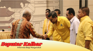 Pj Gubernur Harisson Hadiri Rakerda dan Rapimda Partai Golkar