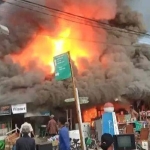 Empat Bangunan Ruko di Desa Matang Danau Ludes Terbakar