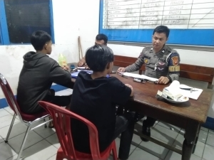 Dakgar Balap Liar, 14 Kendaraan di Amankan Satlantas Polres Sambas