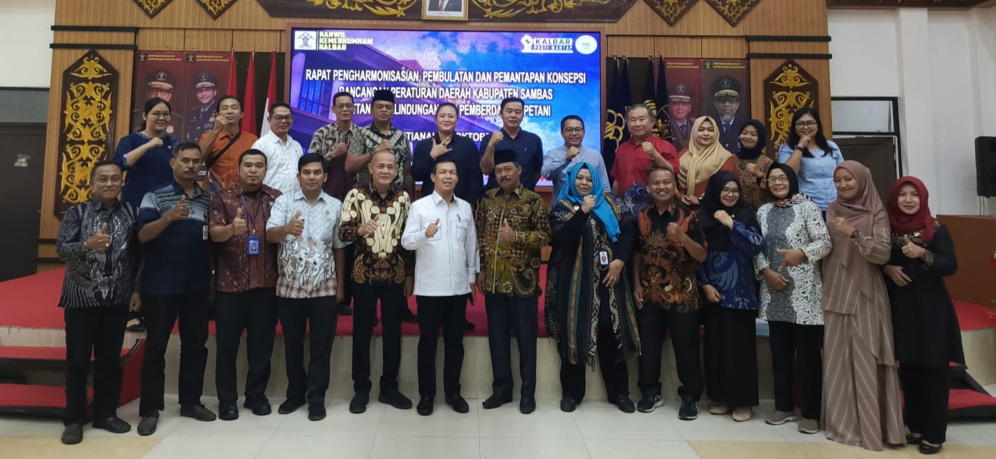 DPRD Sambas Konsultasikan Raperda Perlindungan dan Pemberdayaan Petani