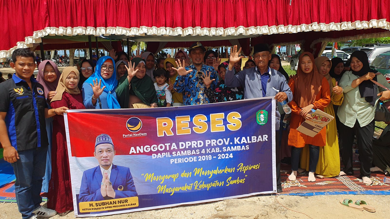 Ratusan Warga antusias hadiri Reses Subhan Nur di Jawai Selatan