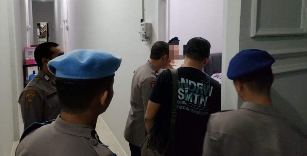 Gelar Operasi Pekat, Polres Sambas Amankan 2 Pengunjung Kost dan 4 Joki Balap Liar
