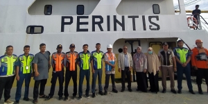 Jelang Nataru, Kapal Sabuk Nusantara 36 Tiba di Pelabuhan Sintete