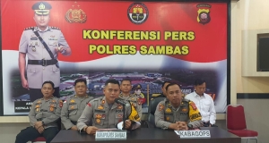 Polres Sambas Gelar Press Release Akhir Tahun 2023, Sejumlah Kasus Berhasil Diungkap