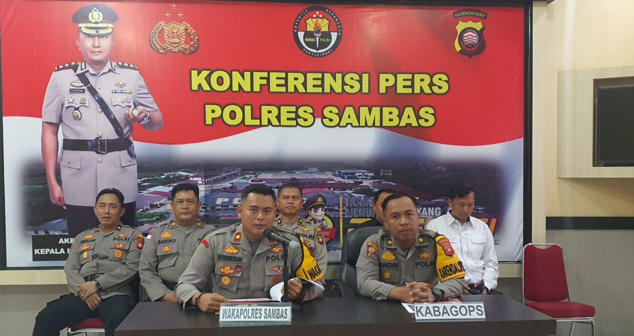 Kasus Cabul, Narkotika dan Laka Lantas di Kabupaten Sambas Alami Penurunan Selama Tahun 2023