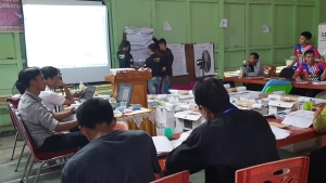 Hari Ini, Rekapitulasi Kecamatan Teluk Keramat Pemilu 2024 Sudah Capai 50