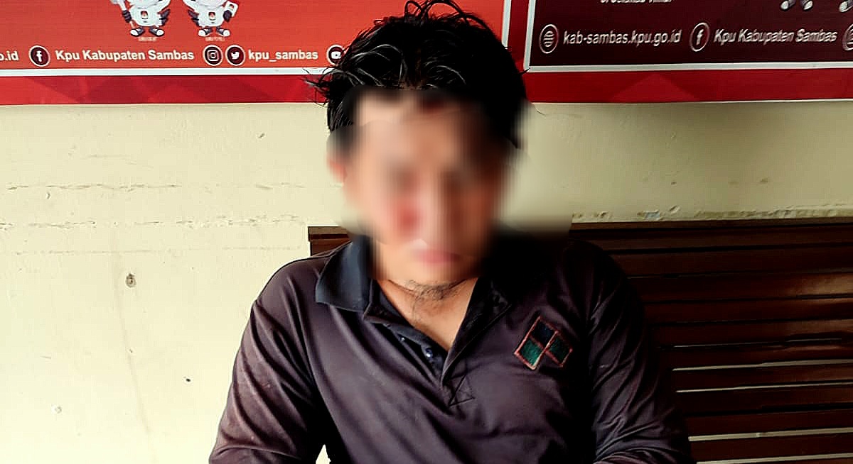 Kalah Duel, Seorang Pria di Kecamatan Tebas Bacok Korban Pakai Parang
