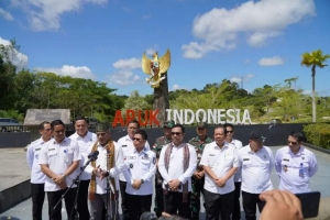 Bupati Sambas Dampingi Kepala BNN RI Berkunjung ke PLBN Aruk
