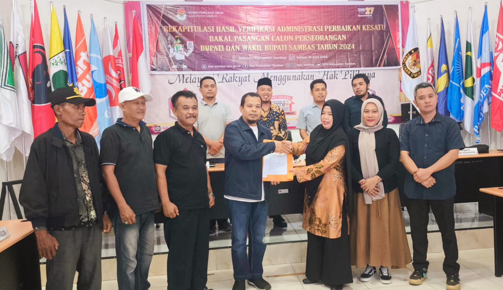 Pasangan Independent Misni-Mariadi, Melaju ke Tahap Verifikasi Faktual Kesatu
