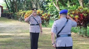 Polres Sambas Gelar Ziarah ke Makam Pahlawan Dalam Rangka HUT Bhayangkara ke-78