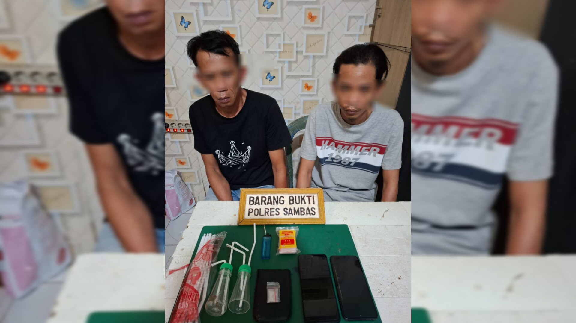 Dua Orang Penikmat Sabu Diamankan Satnarkoba Polres Sambas