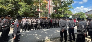 Pengamanan Pendaftaran Calon Bupati dan Wakil Bupati Pilkada 2024