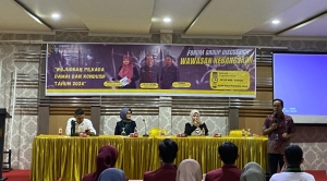 Wujudkan Pilkada Damai dan Kondusif, HMI Cabang Sambas Gelar FGD