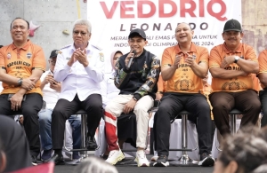 Veddriq Leonardo Berikan Motivasi Kepada Atlet Muda Kalbar