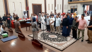 Gladi Pengucapan Sumpah/Janji Anggota DPRD  Sambas Periode 2024-2029