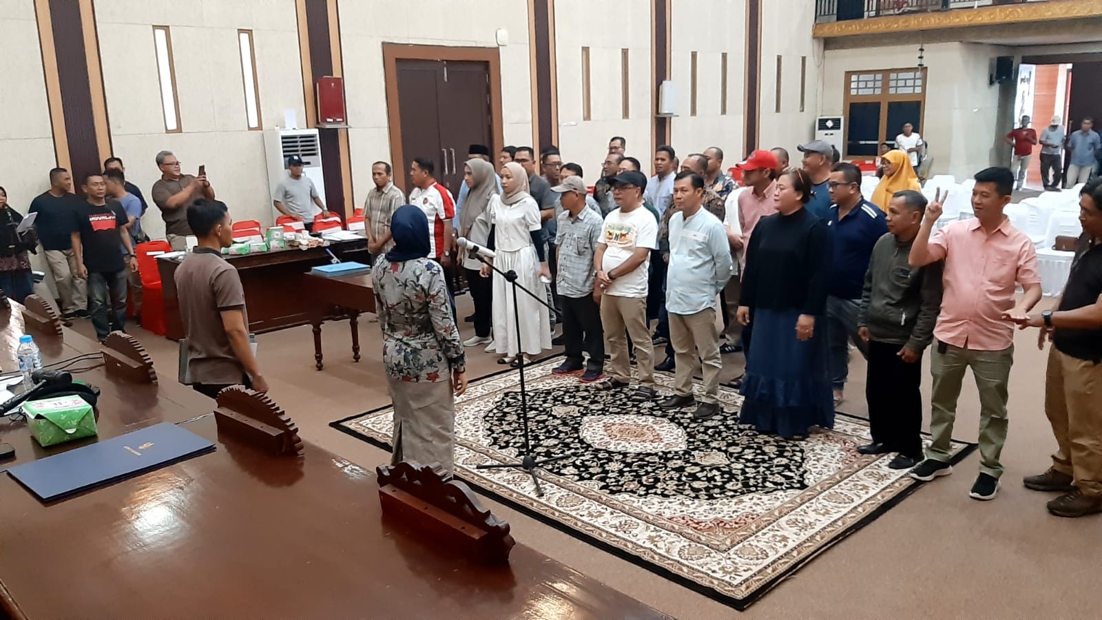 Gladi Pengucapan Sumpah/Janji Anggota DPRD Sambas Periode 2024-2029