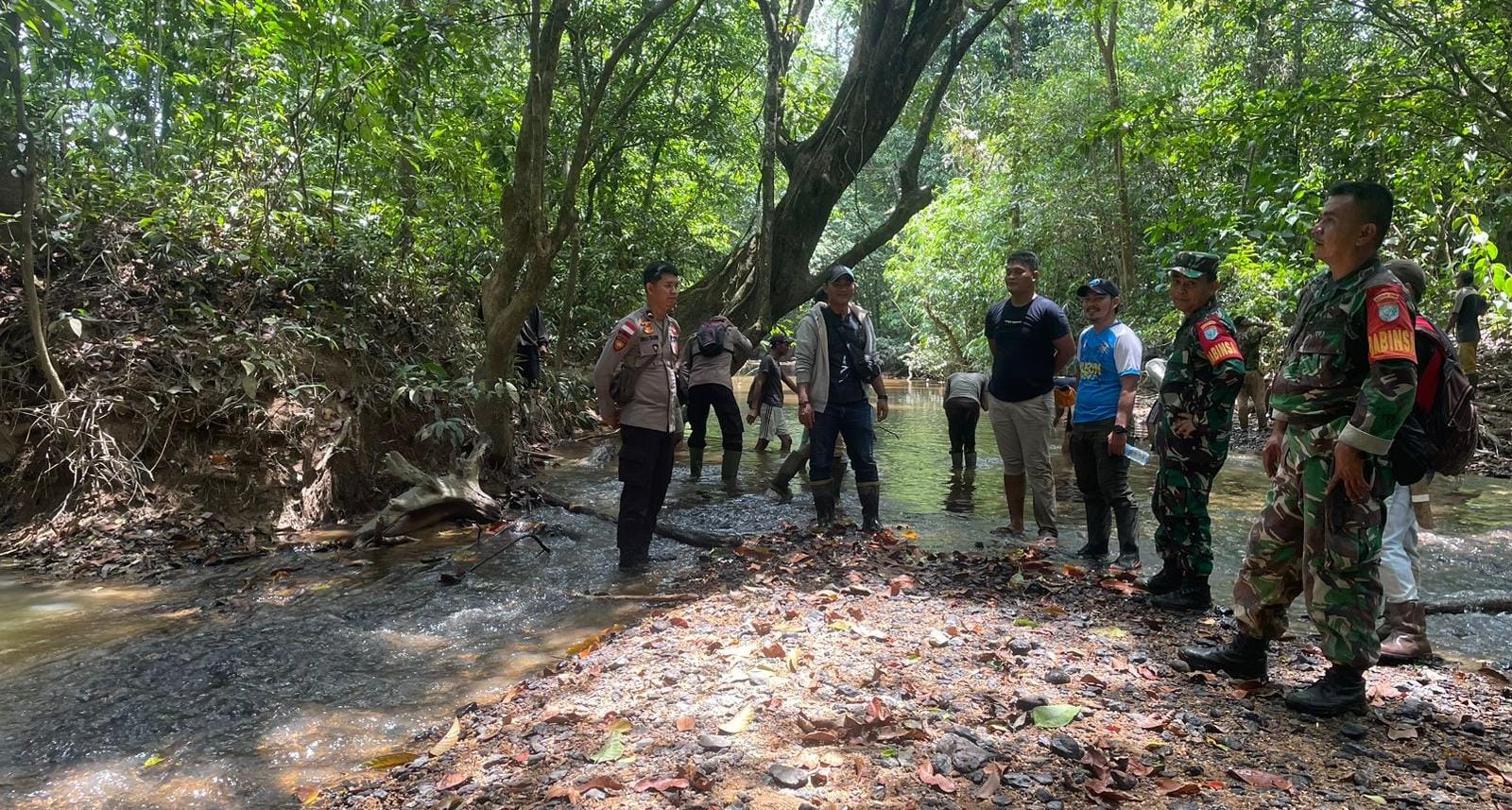 Tim Gabungan Lakukan Patroli adanya dugaan aktifitas PETI di Subah