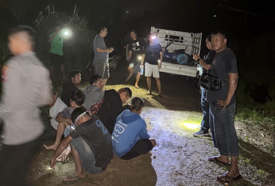 13 Pelaku PETI di PT WHS Sambas Diciduk Polisi
