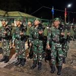 Prajurit Batalyon Infanteri 645/GTY Tingkatkan Kemampuan Jasmani Dalam Pleton Beranting Hari Juang Kartika Jaya