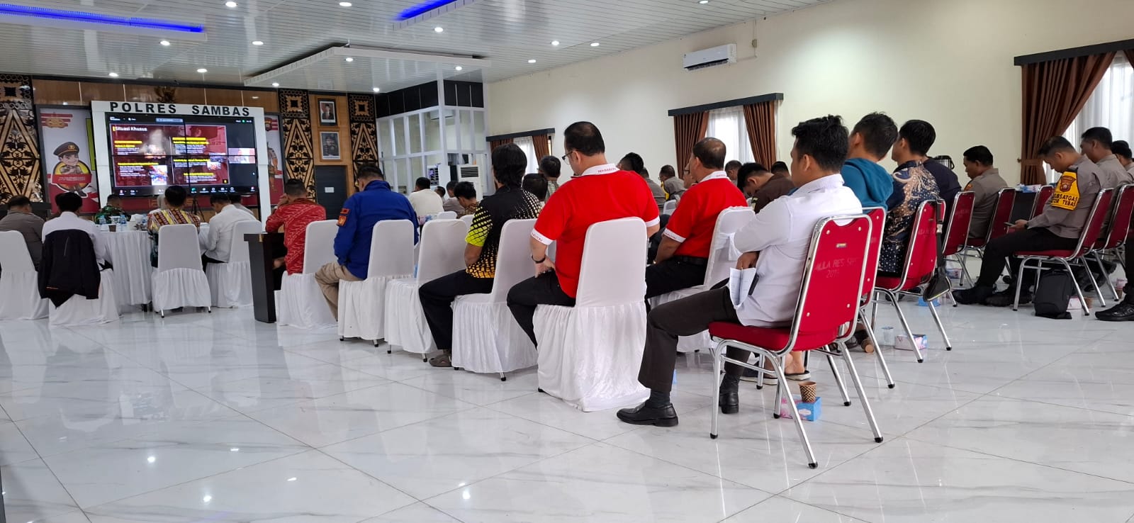 Polres Sambas Gelar Rapat Koordinasi Lintas Sektoral Pengamanan Imlek dan Cap Go Meh 2025