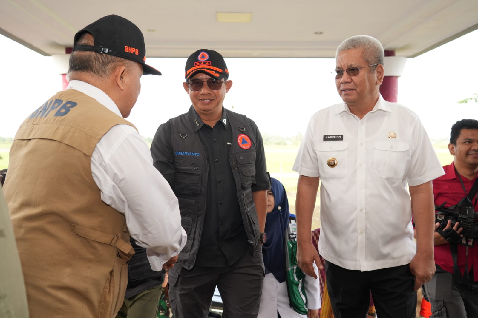 Pj Gubernur Kalbar Sambut Kedatangan Kepala BNPB RI