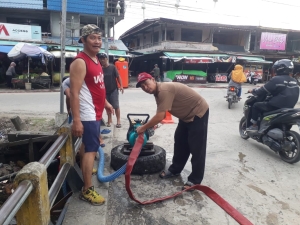 Bersih-bersih Pasar Sambut Ramadhan