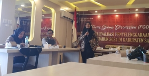 KPU Sambas Gelar FGD Untuk Evaluasi Penyelenggaraan Tahapan Pemilu Tahun 2024