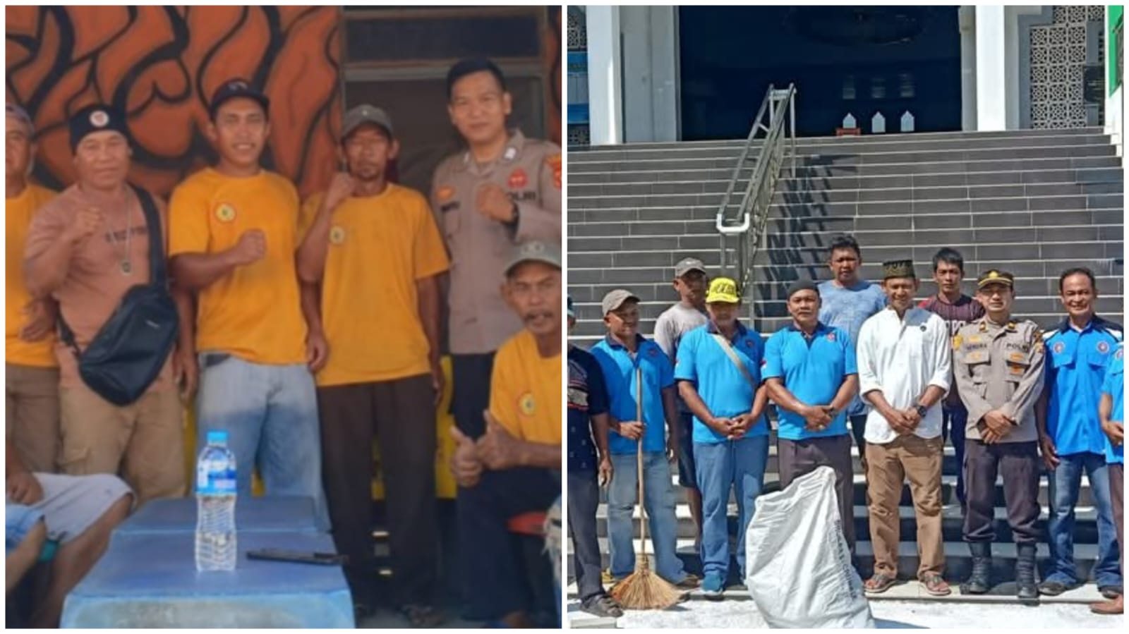 May Day di Sambas, Buruh Gelar Bakti Sosial dan Bersih-Bersih
