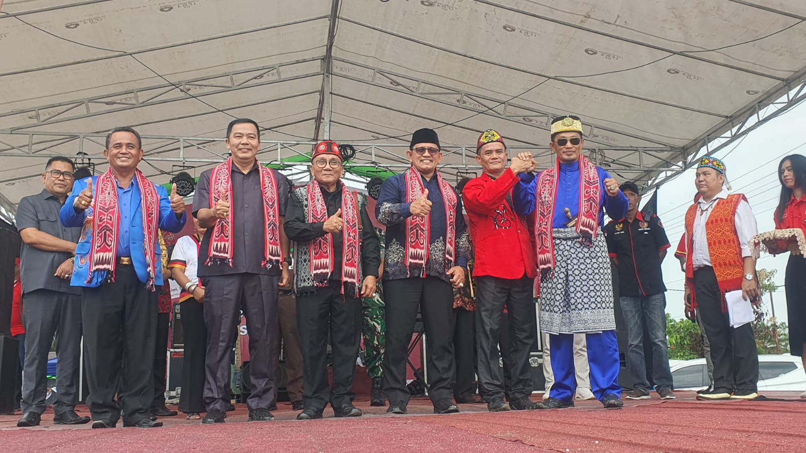 Wakil Bupati Sambas Buka Pekan Gawai Dayak Naik Dango ke-18