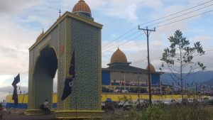 TERMEGAH, Inilah Masjid Hijrah As-Subhan di Perbatasan Indonesia-Malaysia