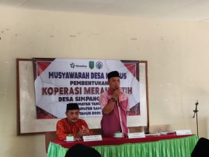 Simpang Empat Bentuk Koperasi Merah Putih