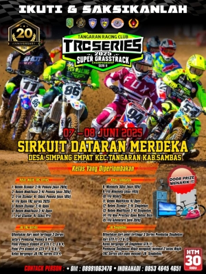 TRC 2025 Super Grasstrack Championship Seri 2 Digelar untuk Mengurangi Aksi Balap Liar