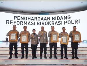 Polresta Pontianak Raih Predikat Pelayanan Prima Terbaik Kategori A untuk Ketiga Kalinya