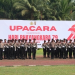 Polri untuk Masyarakat, Polres Sambas Gelar Upacara Hari Bhayangkara ke-79