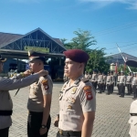 Upacara Kenaikan Pangkat 55 Personel Polres Sambas, Kapolres: Semoga Jadi Motivasi
