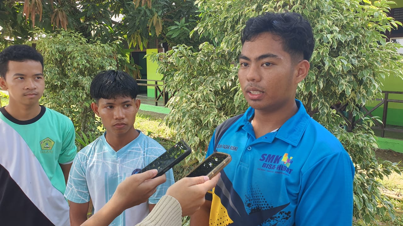 Siswa SMKN 1 Teluk Keramat Senang dengan Program Penanaman Jagung