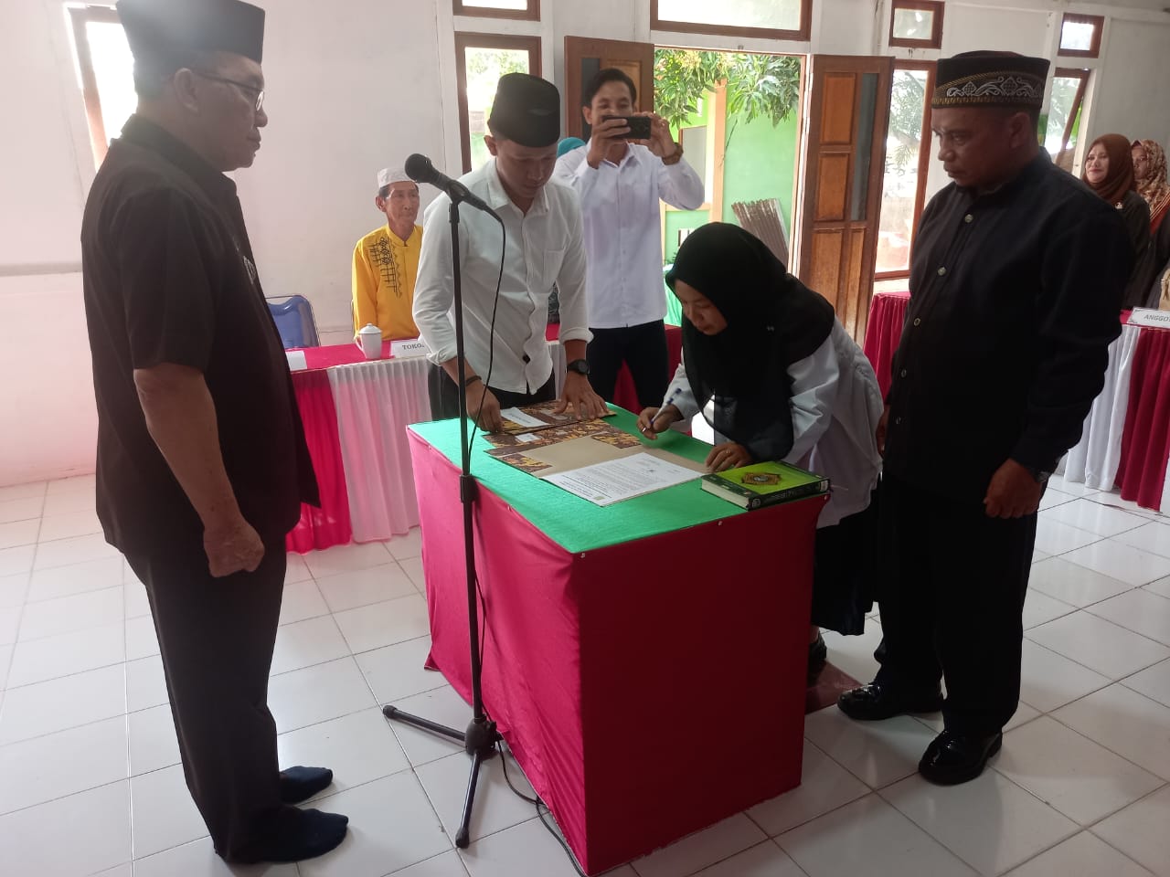 PAW BPD Merpati dan Pancur, Camat Tangaran: Emban Amanah Bangun Desa