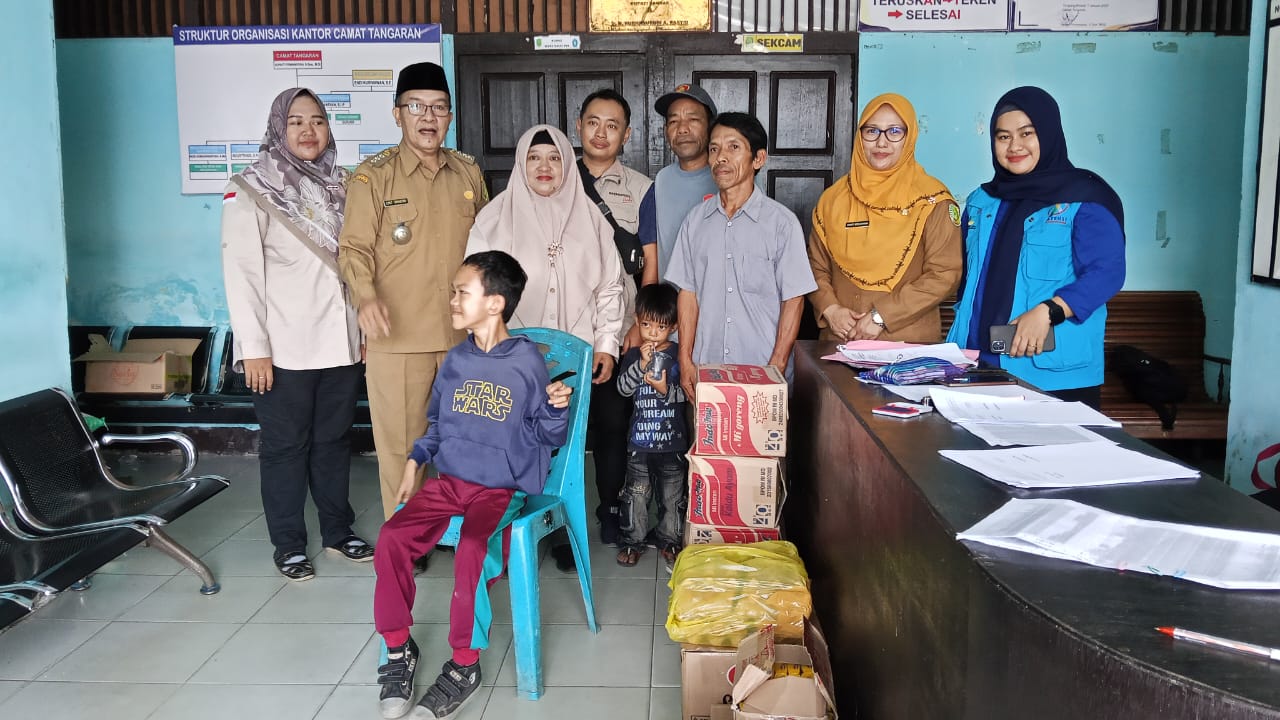 Kemensos RI Salurkan Atensi Nutrisi di Kecamatan Tangaran