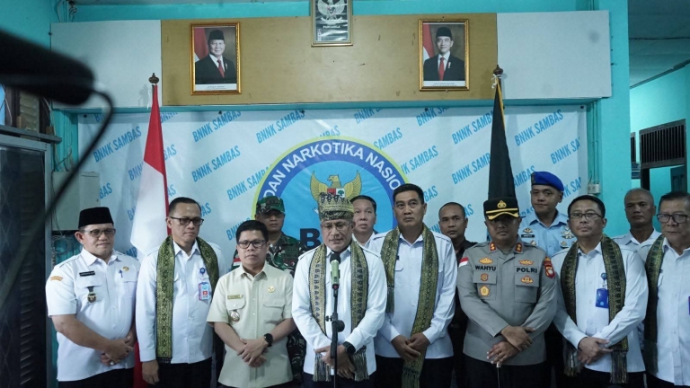 Gedung BNN Kabupaten Sambas Diresmikan, Bupati Harapkan Dampak Positif bagi Generasi Muda
