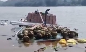 Kapal Kelotok Meledak dan Tenggelam di Sungai Kapuas Sanggau, Kerugian Capai Rp170 Juta