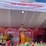 Kapolsek Semparuk Hadiri Pembukaan SMKN Expo 2025 dan Job Fair