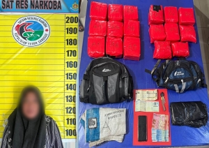 Polres Sanggau Gagalkan Penyelundupan 18 Kg Sabu, Kurir Asal Kubu Raya Ditangkap
