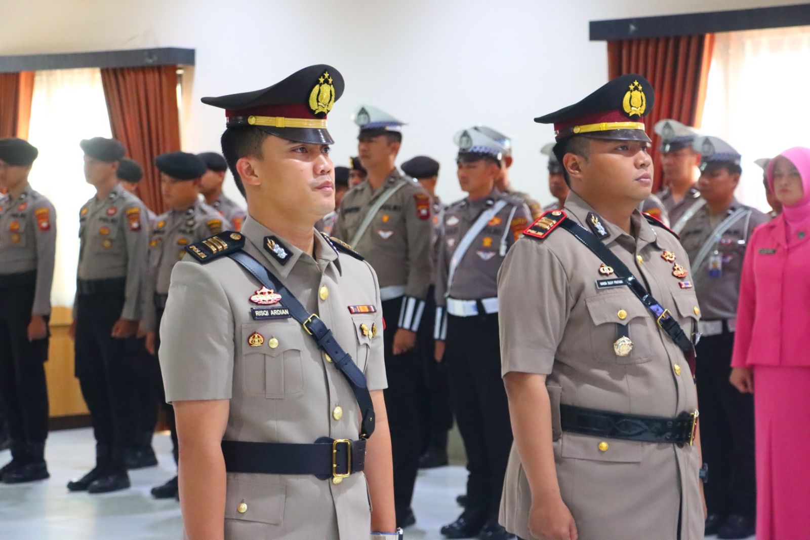 Sertijab Kasat Lantas Polres Sambas, AKP Risqi Ardian Pindah Tugas ke Polda Banten