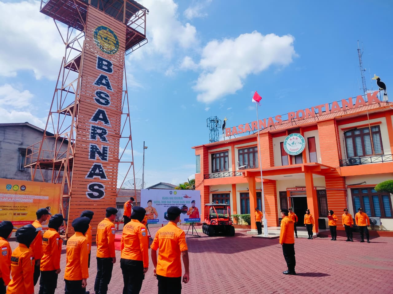 Kantor SAR Pontianak Gelar Apel Siaga SAR Khusus Natal dan Tahun Baru