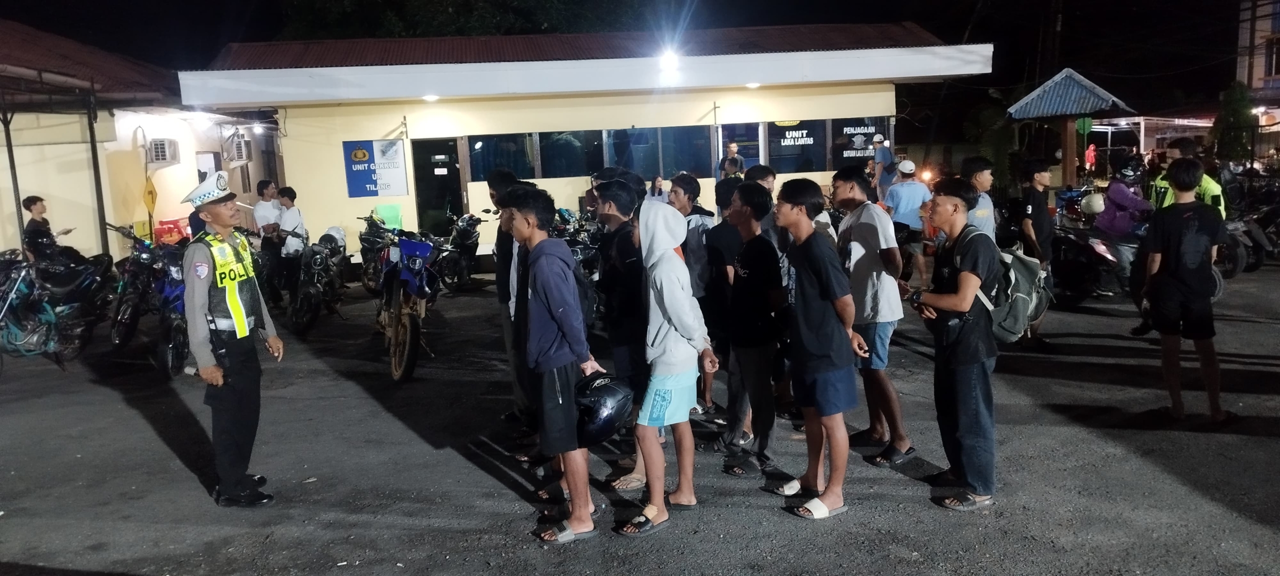26 Motor Knalpot Brong Diamankan, Polisi Nyatakan Perang terhadap Balap Liar di Sintang